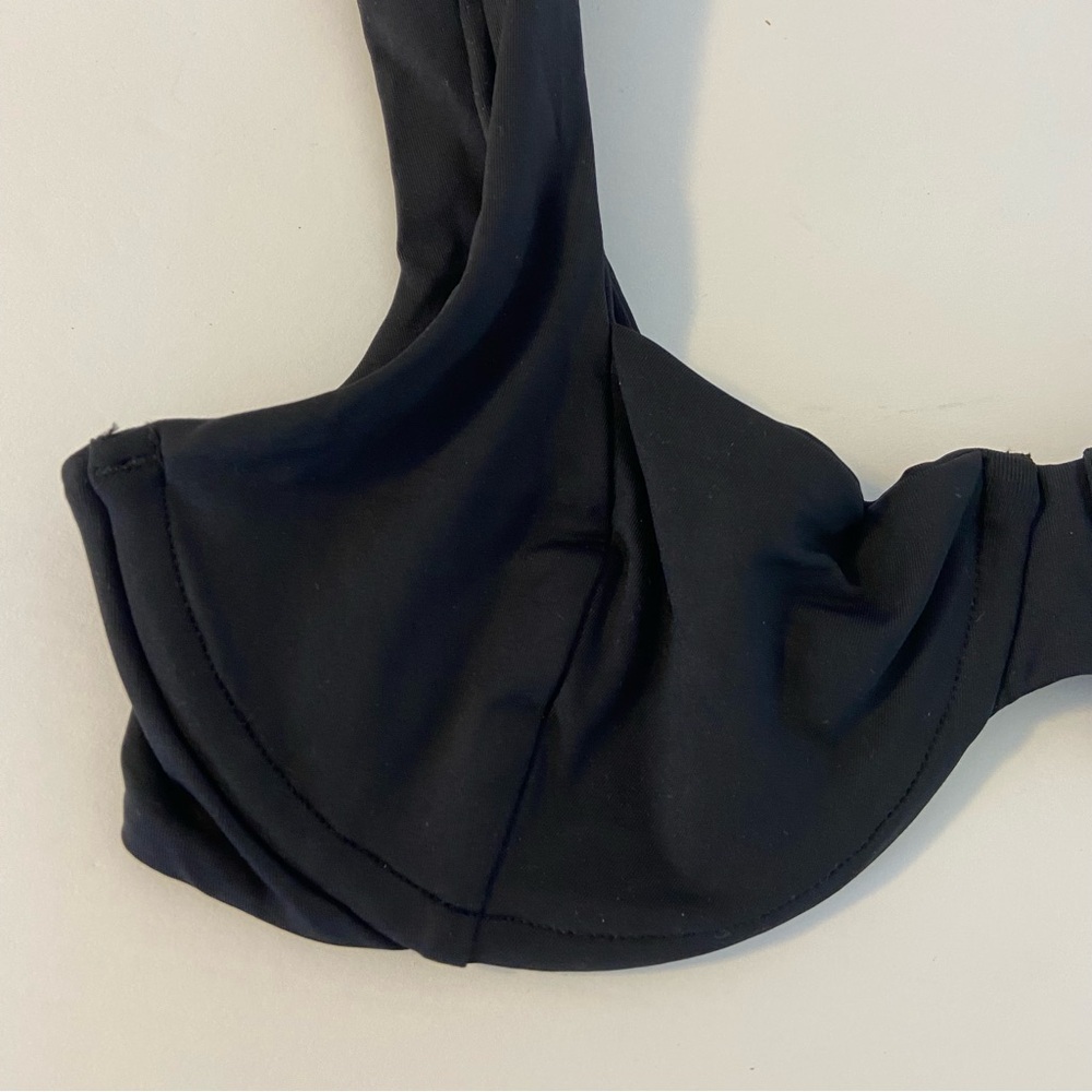 NWOT L*Space Black Tori Amal Underwire Bikini Top - Picture 8 of 9